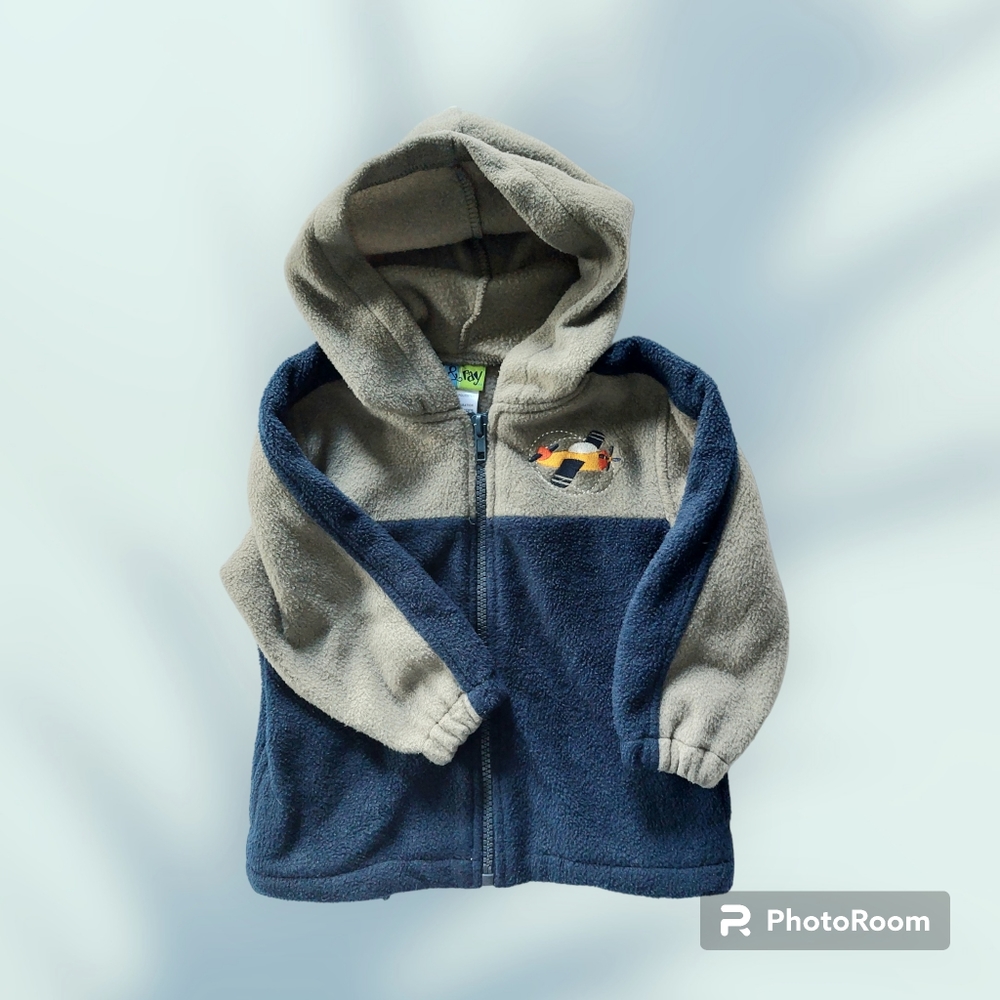 al & ray Hooded Fleece Jacket,  Size 24M